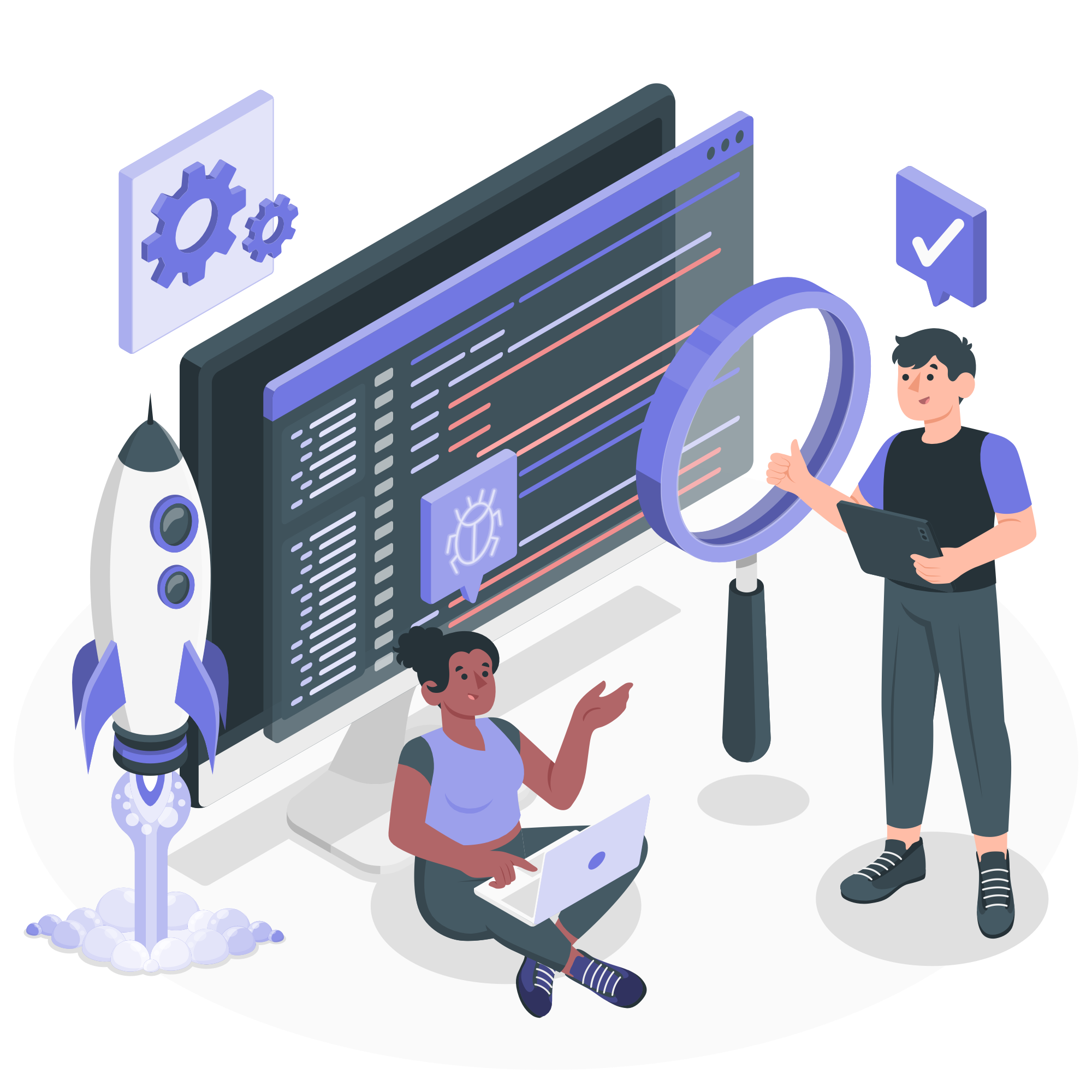 Illustration showing Application Security