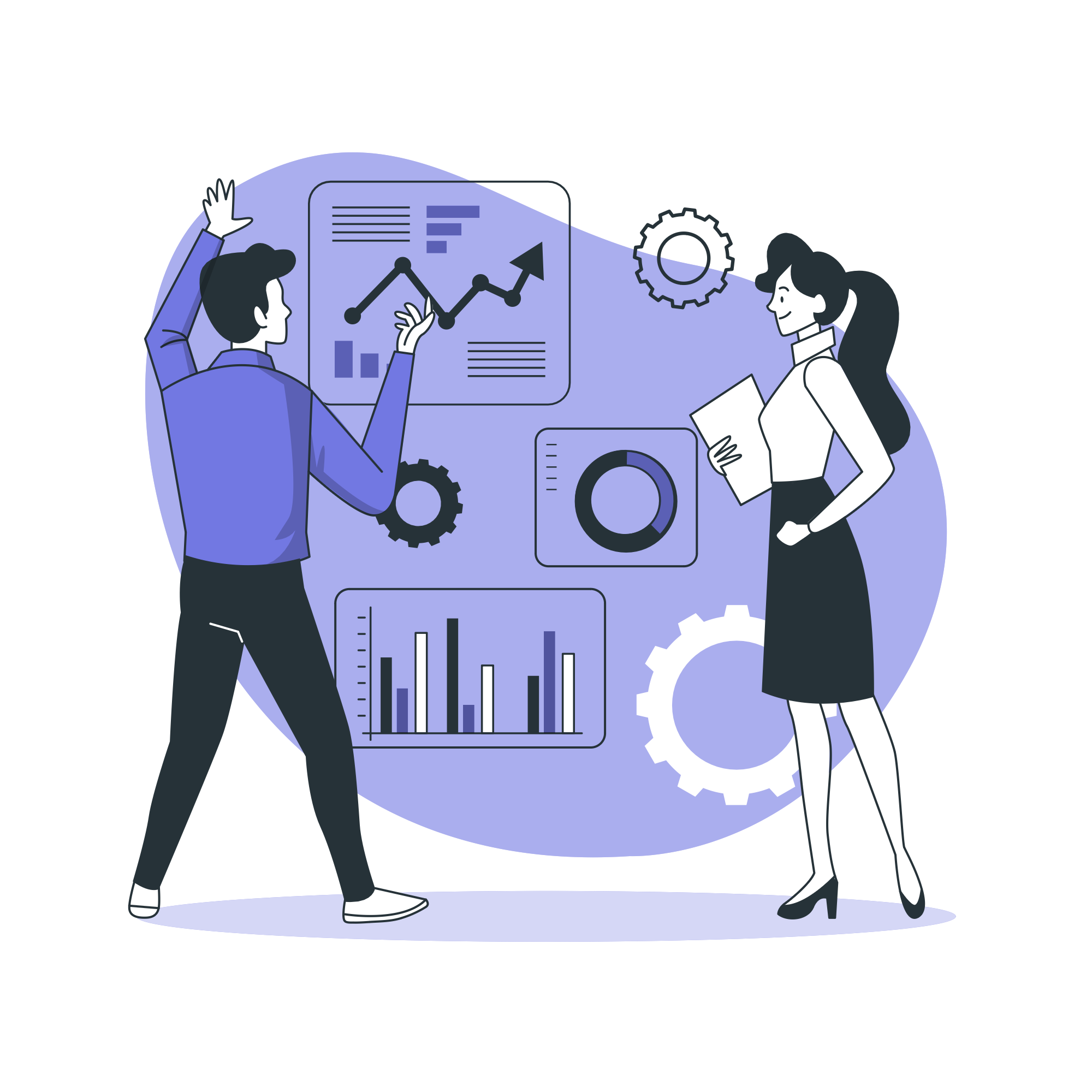 Illustration showing Compliance Support