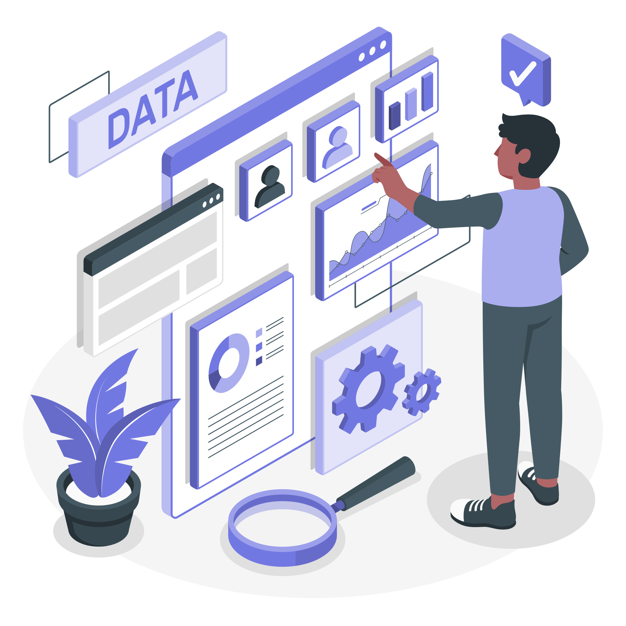 Illustration showing Threat Modelling